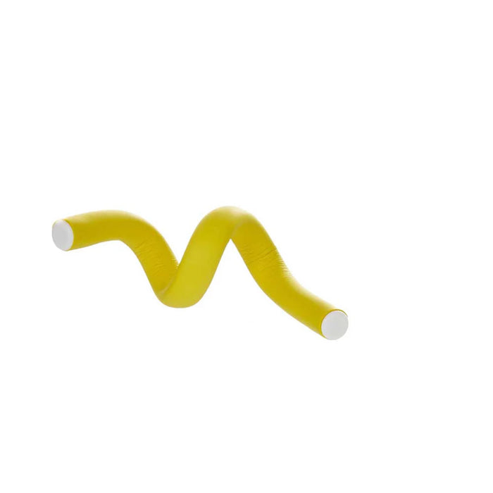 Red by Kiss flexi rods 7 inch yellow flexible foam curling rollers 6 pack for heatless spiral curls  