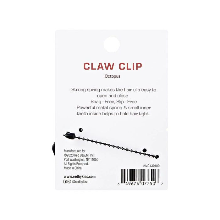 Red by Kiss Hair Claw Clip Regular | Secure Hold Daily Updo Jaw Clip