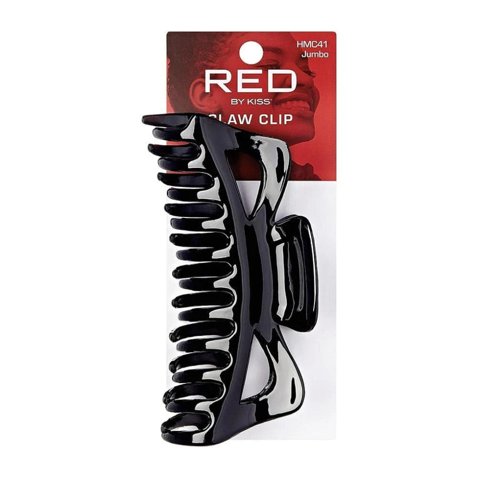Red by Kiss hair claw clip with sturdy spring for secure hairstyle updo hold.