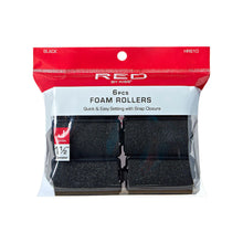 Red by Kiss Hair Foam Roller Set Soft Sponge Rollers for Heatless Curls
