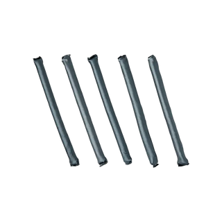 Red by Kiss satin flexi rods gray flexible foam curling rollers pack for heatless curls