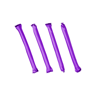 Red by Kiss satin flexi rods 10 inch purple flexible foam curling rollers 5 pack for heatless curls
