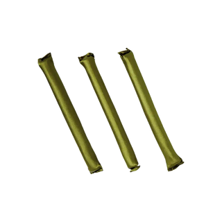 Red by Kiss satin flexi rods green flexible foam curling rollers pack for heatless curls