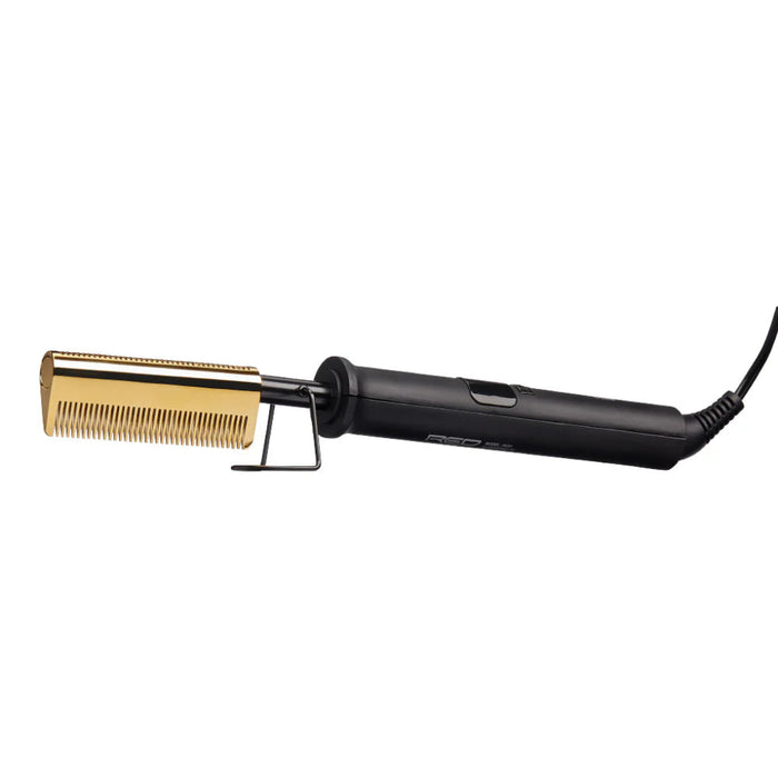 Red by Kiss hot styler double side teeth pressing comb for professional root straightening