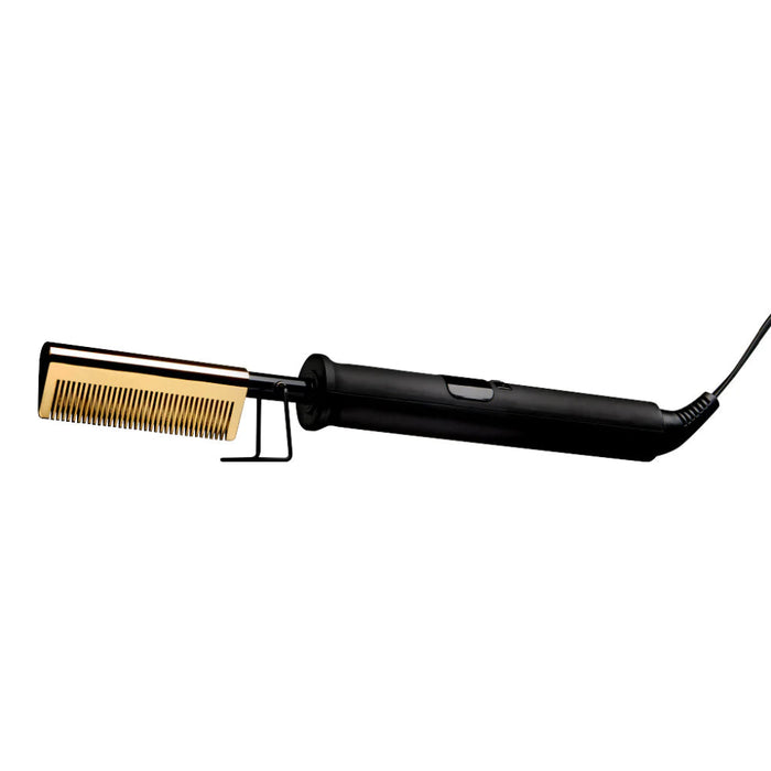 Red by Kiss hot styler straight teeth pressing comb for professional root straightening