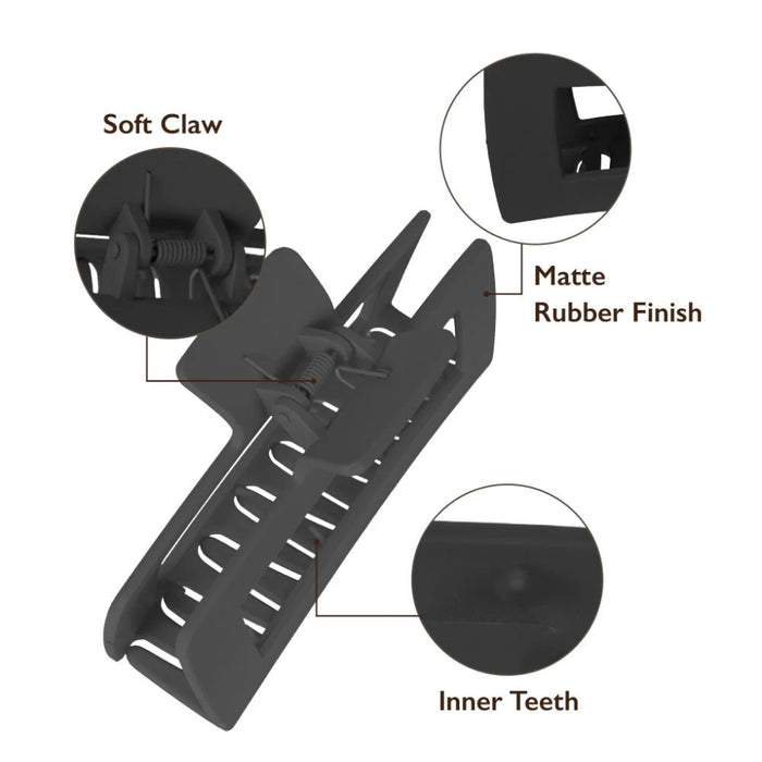 Red by Kiss Matte Open Cut Claw Clip | Secure Hold Daily Updo Jaw Clip