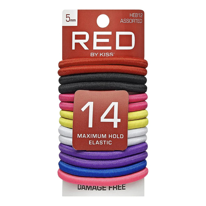 Red by Kiss Large Ponytail Holder in Black and White for thick hair.