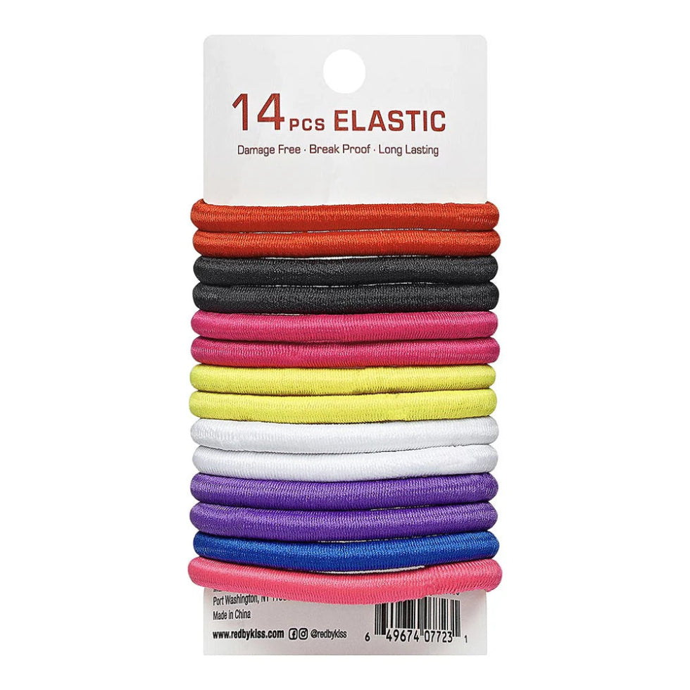 Red by Kiss Large Ponytail Holder in Black and White for thick hair.