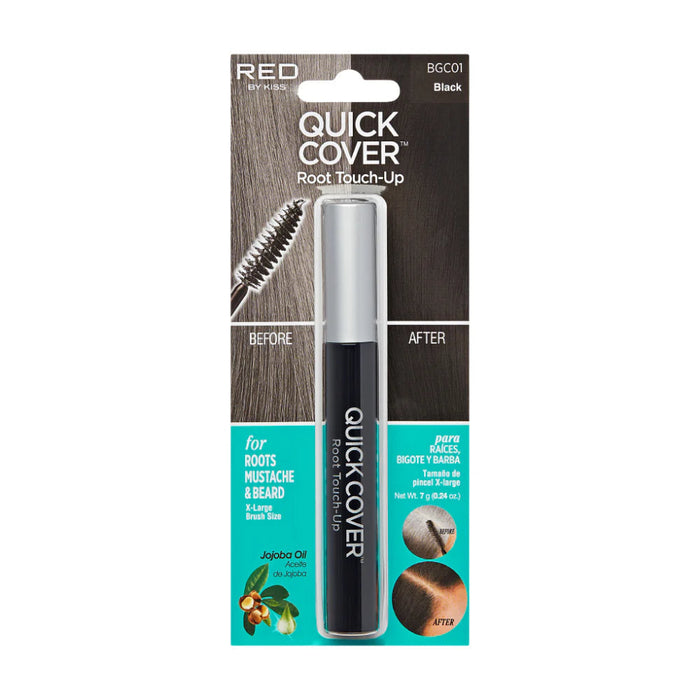 Red by Kiss Quick Cover root touch-up brush temporary hair mascara tube with applicator wand