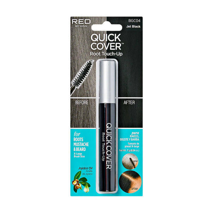 Red by Kiss Quick Cover root touch-up brush temporary hair mascara tube with applicator wand