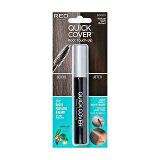 Red by Kiss Quick Cover root touch-up brush temporary hair mascara tube with applicator wand