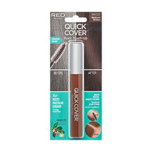 Red by Kiss Quick Cover root touch-up brush temporary hair mascara tube with applicator wand
