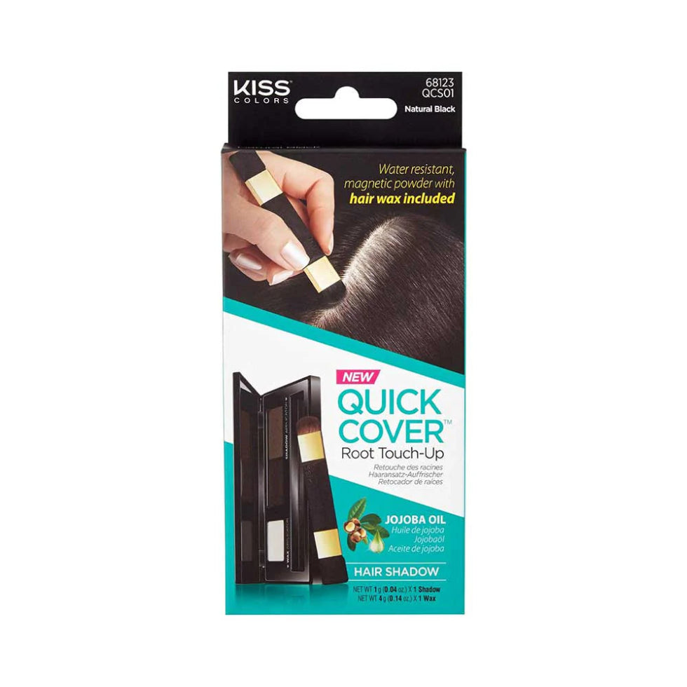 Red by Kiss Quick Cover root touch-up hair shadow temporary hair concealer powder compact with sponge