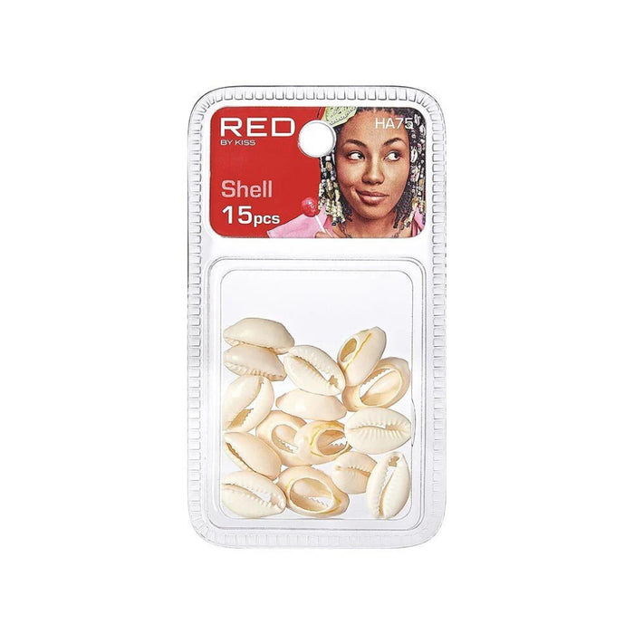 Red by Kiss Shell Shaped Hair Beads 15pcs pack decorative shell accessories for braids