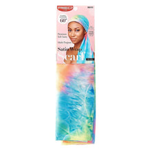 Red by Kiss silky satin wrap scarf 60x16 inch protective headscarf for hair edges