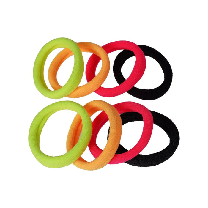 Red by Kiss Small Ponytail Holders in assorted colours, 8-pack.