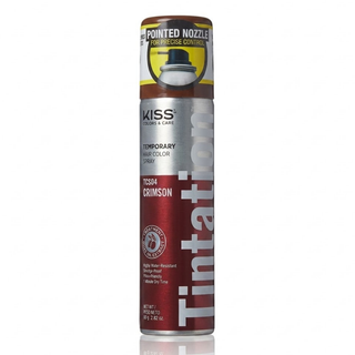 red by kiss tintation tcs04 crimson hair color spray temporary washable crimson hair spray for bold vibrant styling look