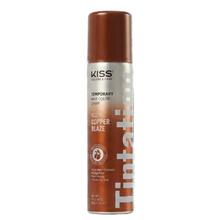red by kiss tintation tcs14 copper blaze hair color spray temporary washable copper hair spray for warm vibrant styling look