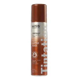 red by kiss tintation tcs14 copper blaze hair color spray temporary washable copper hair spray for warm vibrant styling look