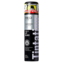 red by kiss tintation tcsl11 jet black hair color spray temporary washable black hair spray for sleek styling look