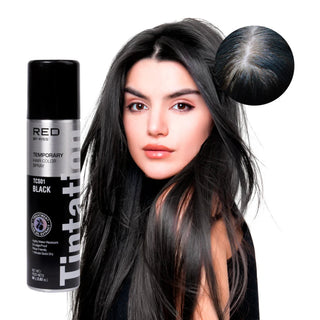 Red by Kiss Tintation temporary hair color root touch up color spray aerosol can