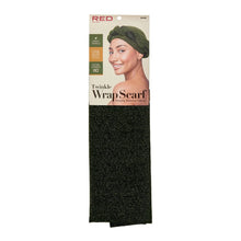 Red by Kiss twinkle wrap scarf shimmering protective headscarf for hair edges