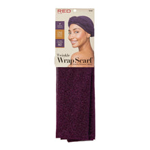 Red by Kiss twinkle wrap scarf shimmering protective headscarf for hair edges
