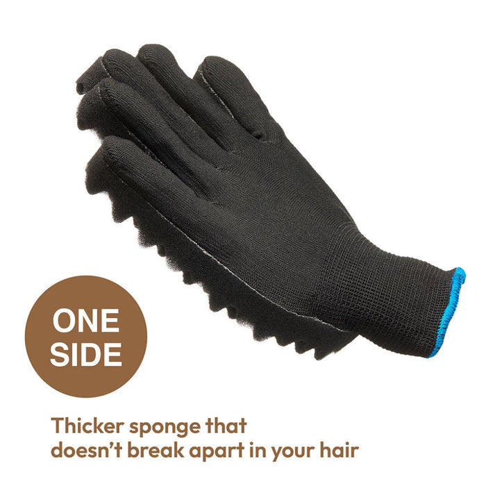 Red by Kiss twist sponge glove for defining twists and coils in textured hair.