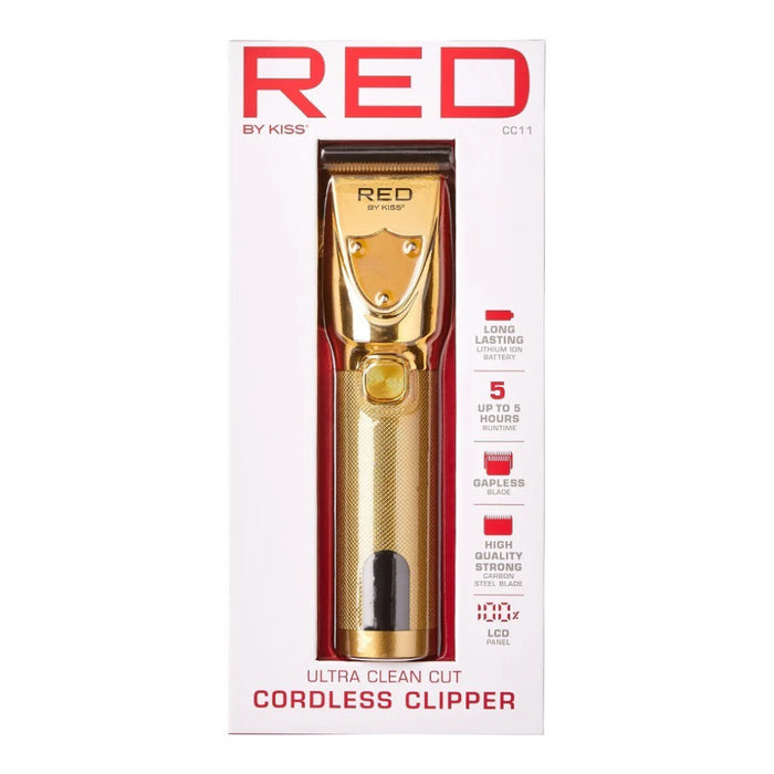 Red by Kiss Ultra CleanCut cordless clipper precision hair clipper box
