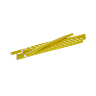 Red by Kiss Flexi Rods 10″ Length Yellow | Flexible Curling Rods