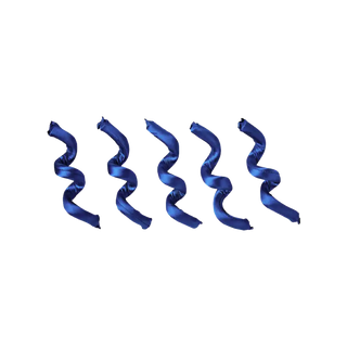 Red by Kiss Heatless Curling Silky Satin Flexi Rods Blue | Flexible Curling Rods
