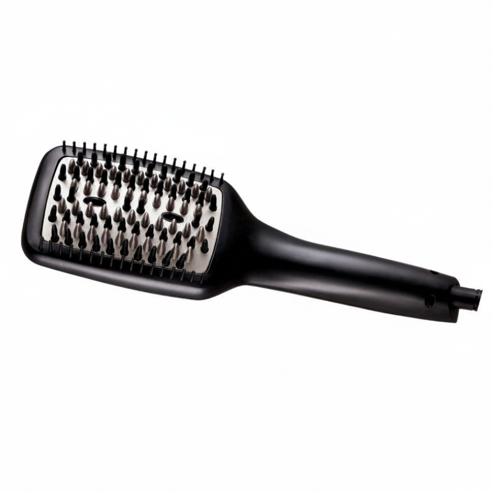 Red by Kiss ceramic ionic heat brush anti frizz straightening hair styling tool smooth shiny hair