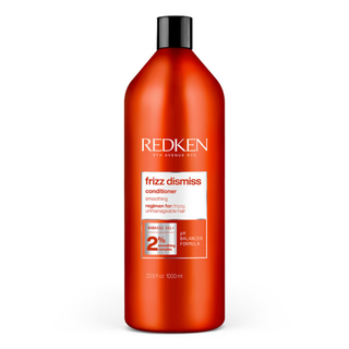 Redken Frizz Dismiss Conditioner 1000ml anti frizz smoothing conditioner with Babassu oil helps moisturise detangle control frizz add shine and provide humidity protection for all hair types and textures