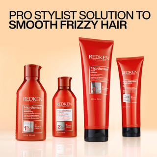 Redken Frizz Dismiss Conditioner 300ml anti frizz smoothing conditioner with Babassu oil helps moisturise detangle control frizz add shine and provide humidity protection for all hair types and textures