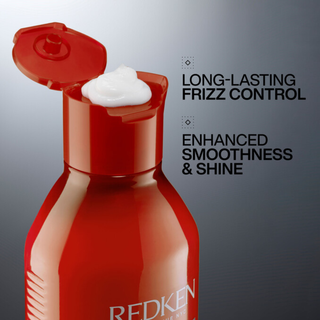 Redken Frizz Dismiss Conditioner 300ml anti frizz smoothing conditioner with Babassu oil helps moisturise detangle control frizz add shine and provide humidity protection for all hair types and textures