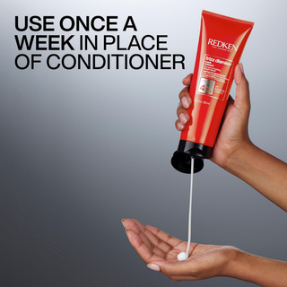 Redken Frizz Dismiss Mask 250ml ultra hydrating smoothing hair treatment helps tame frizz soften unruly hair improve manageability boost shine and provide deep conditioning for smoother healthier looking hair