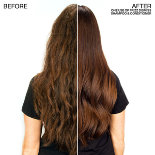 Redken Frizz Dismiss Shampoo 300ml anti frizz smoothing shampoo with Babassu oil gently cleanses hair controls frizz improves softness boosts shine and helps protect against humidity for all hair types and textures