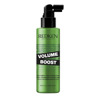 Redken Volume Boost Root Lifting Spray 250ml professional volumising spray provides instant root lift adds body fullness texture and shine to fine flat and limp hair for long lasting volume and movement