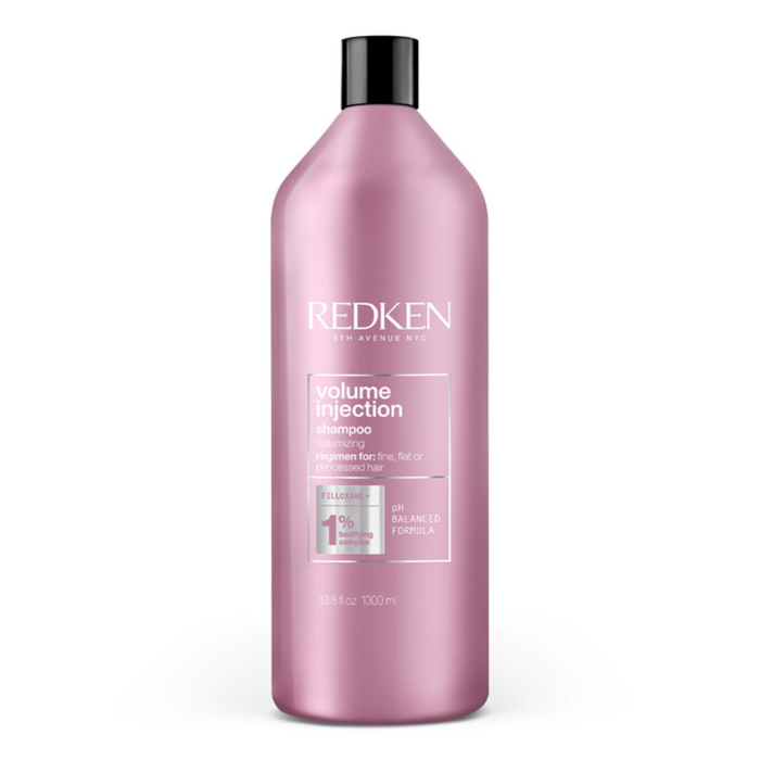 Redken Volume Injection Shampoo 1000ml | Volumising Shampoo for Fine Hair