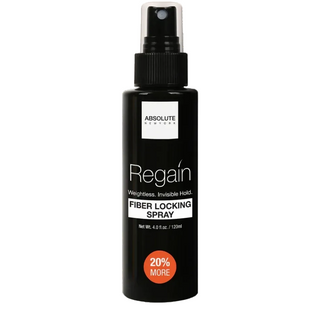 regain fiber locking spray for securing hair fibers long lasting hold humidity resistant natural finish fuller hair appearance

