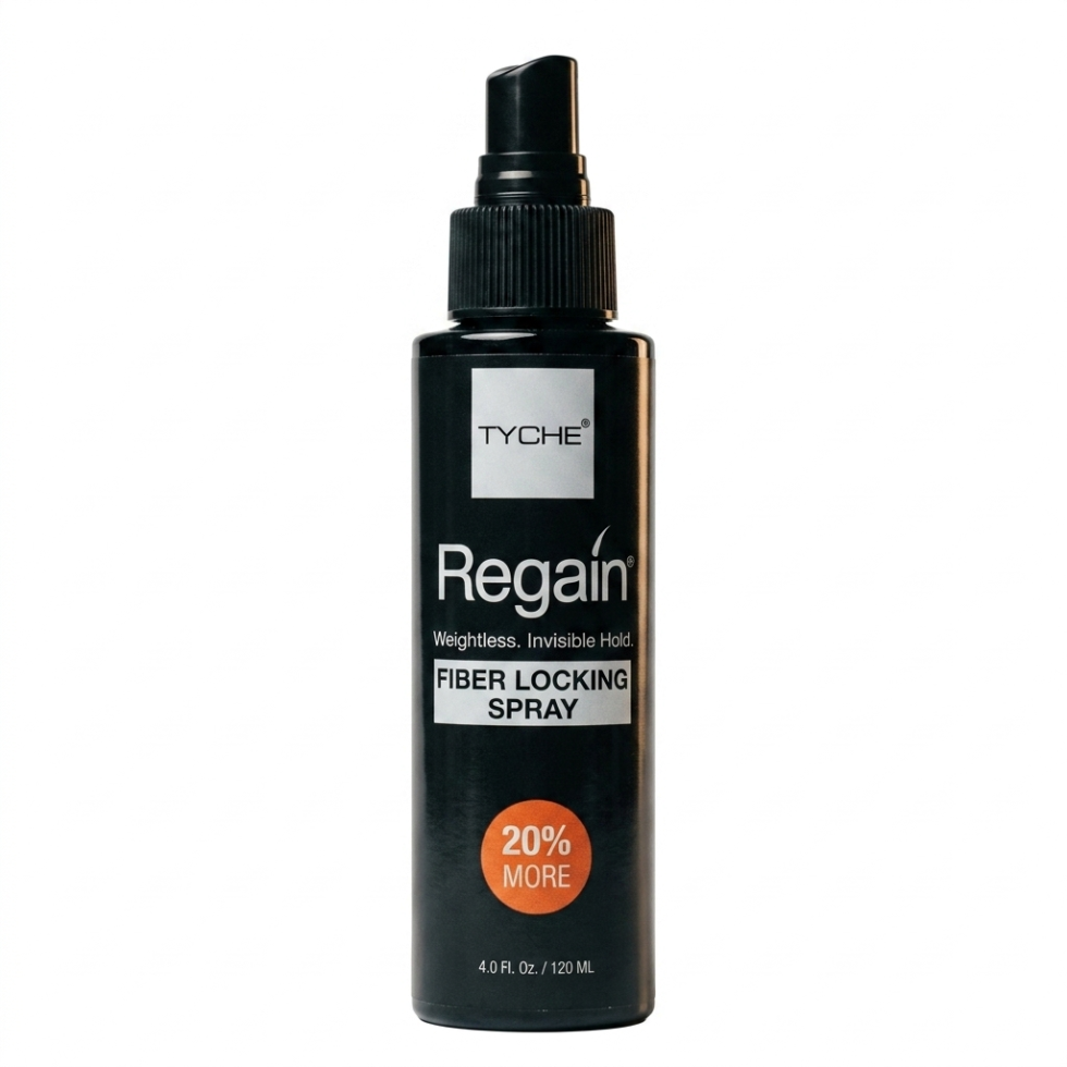 Regain fiber locking spray 120ml holds hair fibers for natural full hair look and strong hold