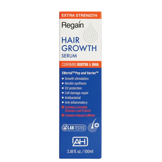 regain hair growth serum for nourishing scalp strengthening hair and supporting fuller thicker healthy hair growth appearance