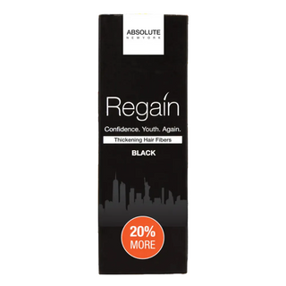 regain thickening hair fibers black 28g for instant volume natural coverage fuller thicker hair appearance
