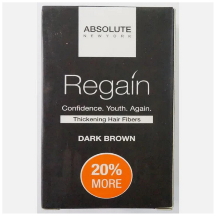 Regain Thickening Hair Fibers Dark Brown 12g | Instant Volume & Coverage