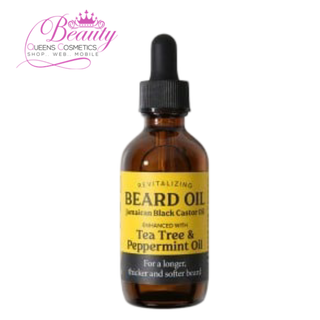 Beard Oil with Tea Tree & Peppermint | Beard Growth Revitalizing JBCO