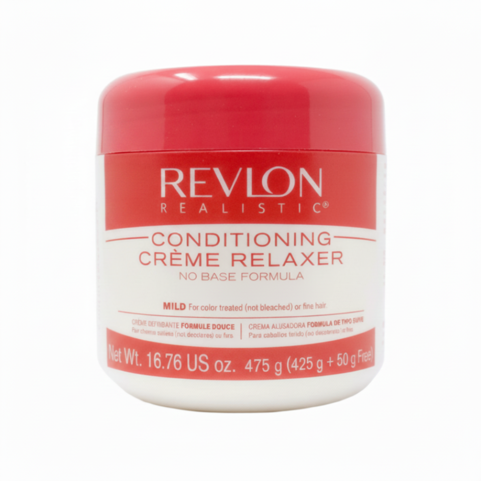 revlon conditioning creme relaxer mild smooths curls adds shine soft manageable hair