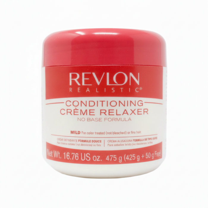 revlon conditioning creme relaxer mild smooths curls adds shine soft manageable hair