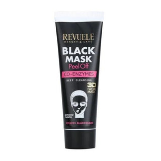 Revuele black peel off mask 80ml for deep cleansing pore care smooth clear radiant skin