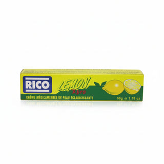 Rico lemon complexion cream brightens skin and evens tone for a smooth radiant look