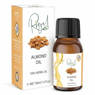 Rigel almond oil 30ml for hair growth scalp nourishment strengthening and shine care
